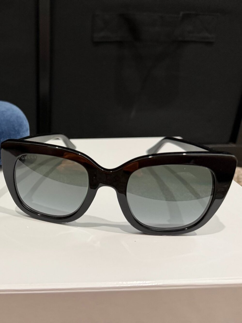 Gucci Black Sunglasses (GG-0163S-S-N 001)